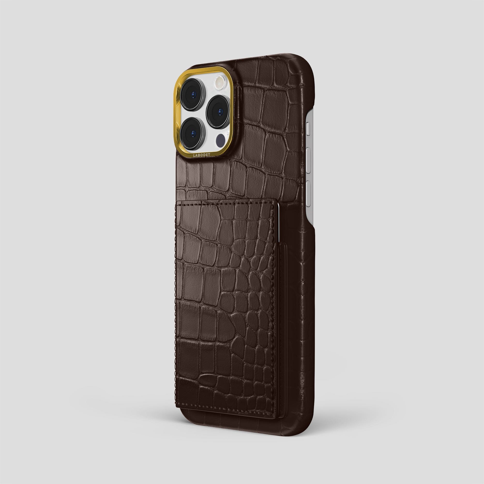 Bi-Fold Case For iPhone 15 Pro Max In Alligator · Labodet