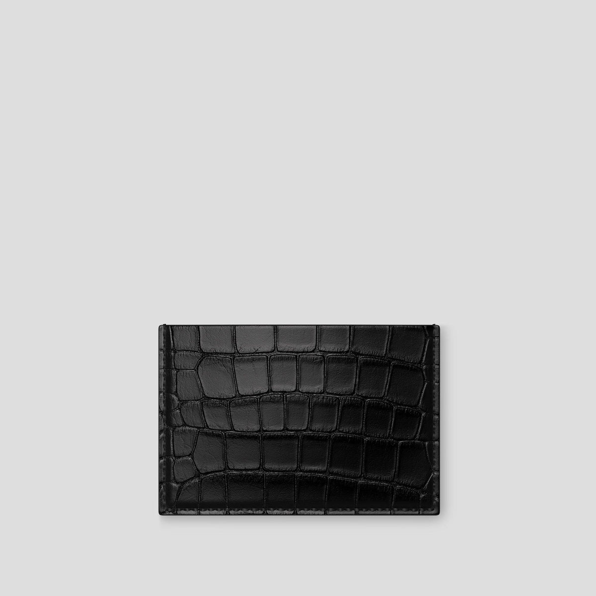 Black Card Pocket Alligator -1 | Black