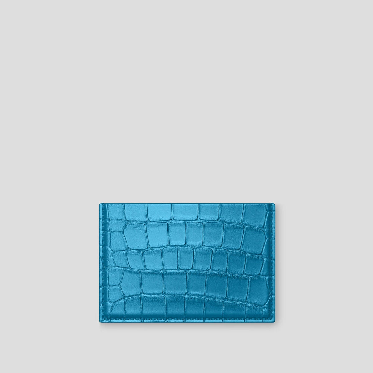 Curaçao-Blue Card Pocket Alligator -1 | Curaçao-Blue