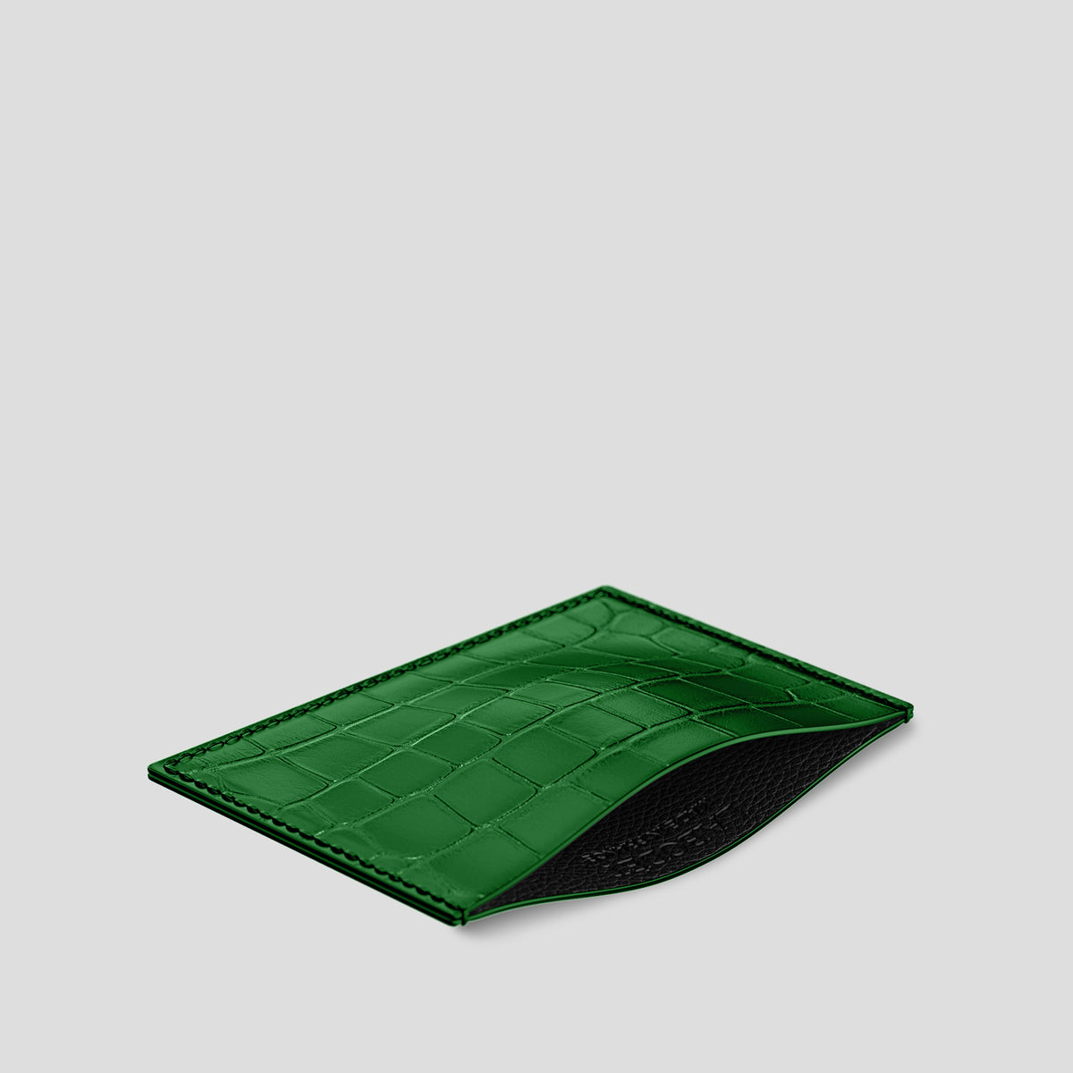 Forest-Green Card Pocket Alligator -2 | Forest-Green