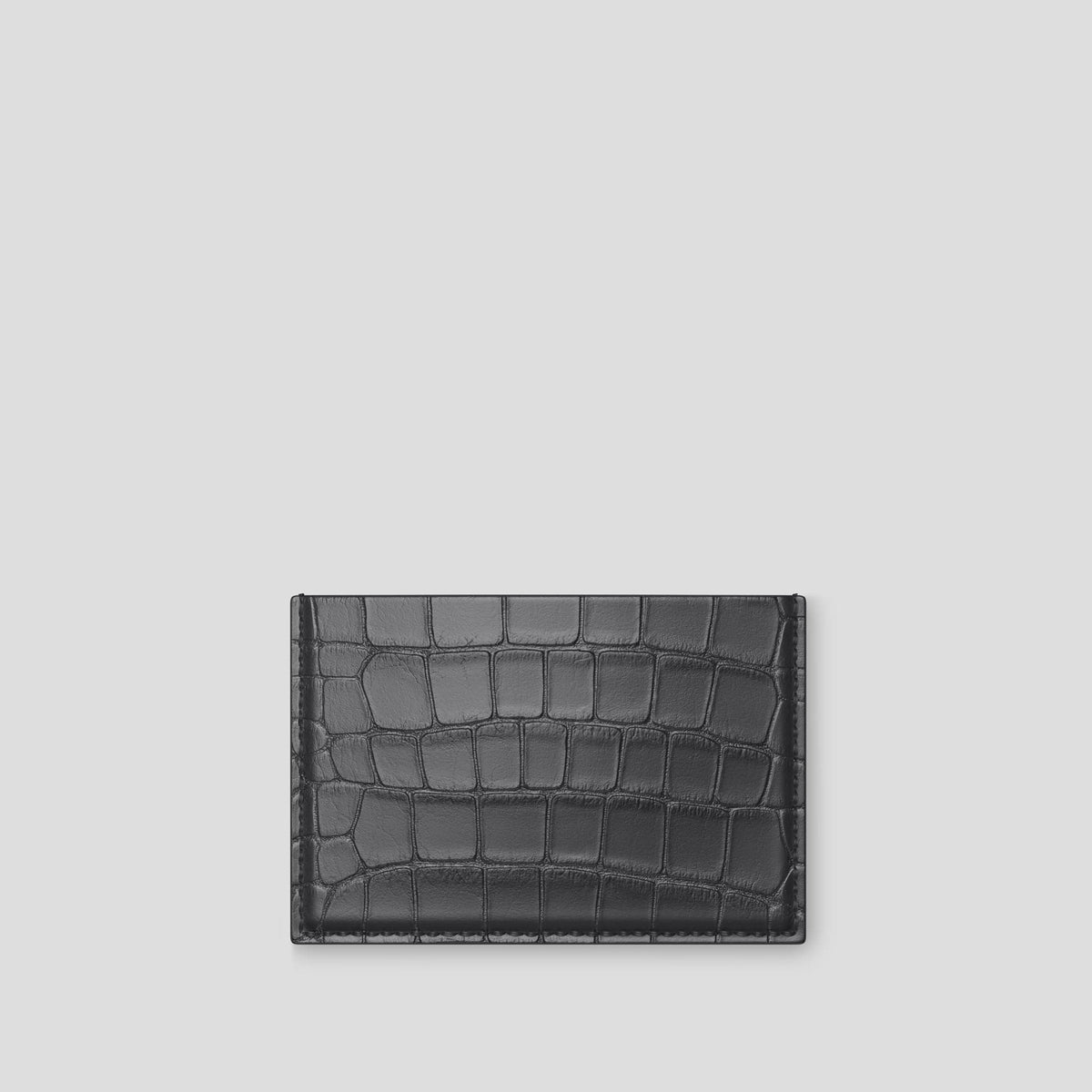 Grey Card Pocket Alligator -1 | Grey