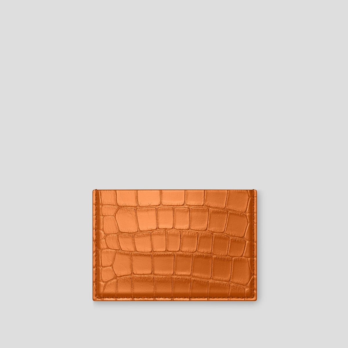 Orange Card Pocket Alligator -1 | Orange
