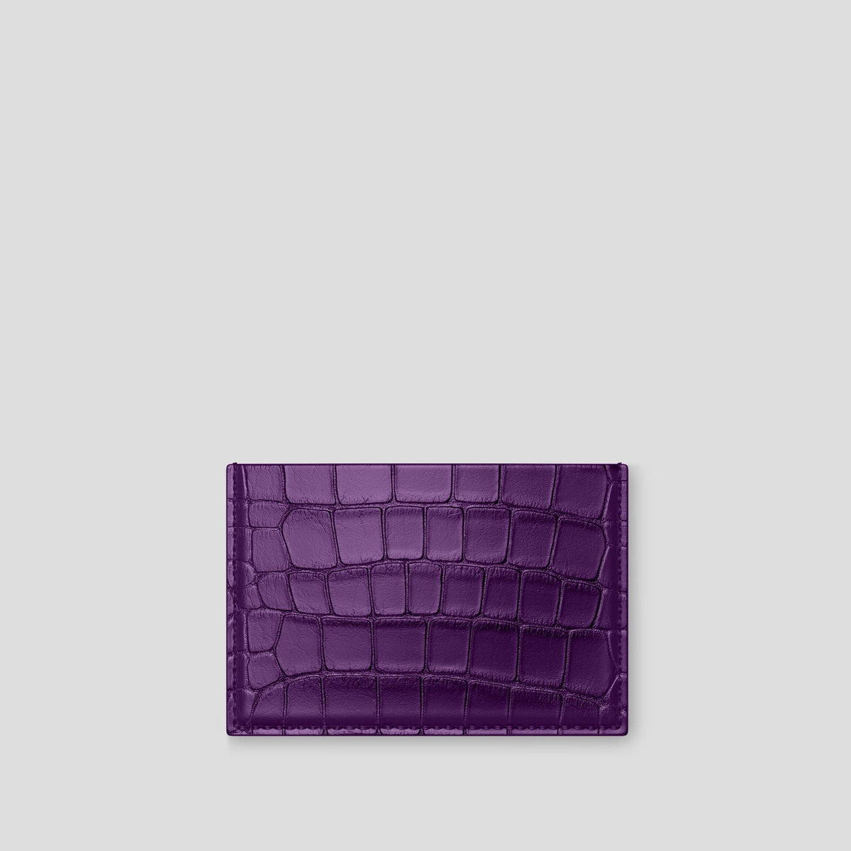 Purple Card Pocket Alligator -1 | Purple