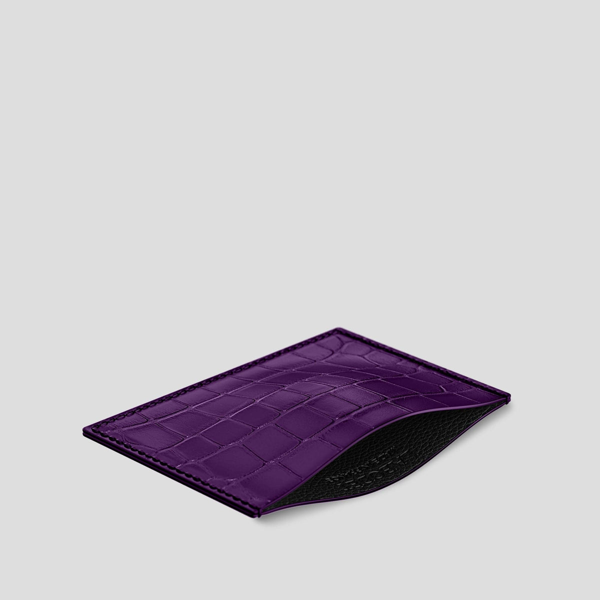 Purple Card Pocket Alligator -2 | Purple