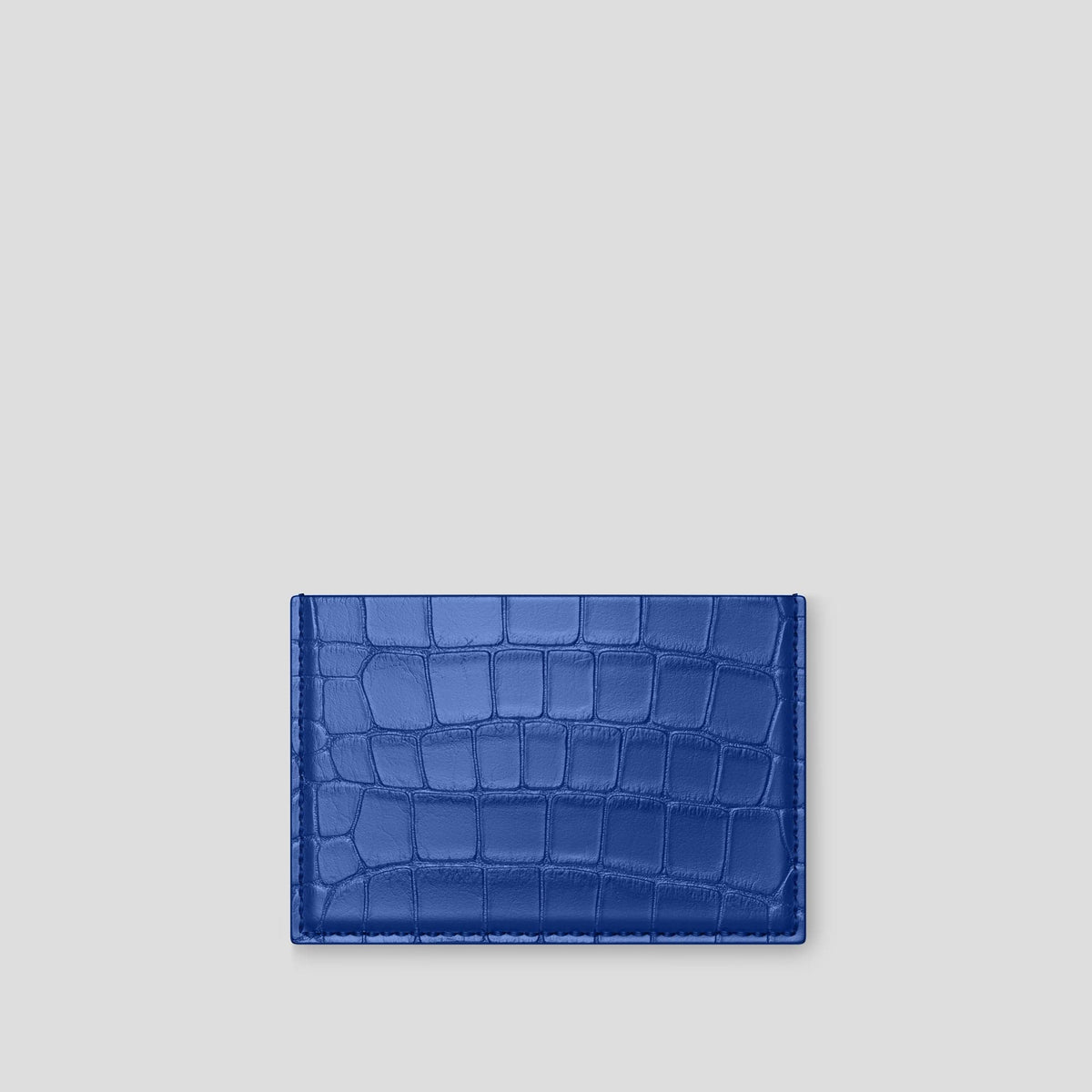 Royal Blue Card Pocket Alligator -1 | Royal-Blue