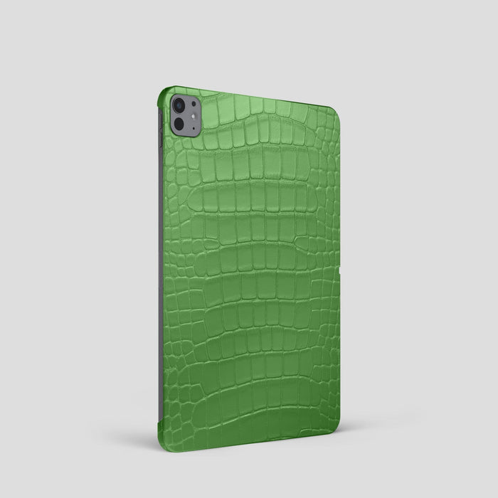 Apple-Green Case For iPad Pro 11-inch (5th gen) Alligator -1 | Apple-Green