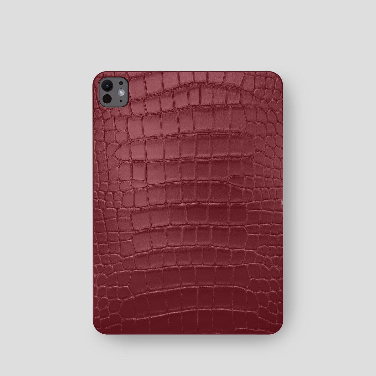 Burgundy Case For iPad Pro 11-inch (5th gen) Alligator -2 | Burgundy