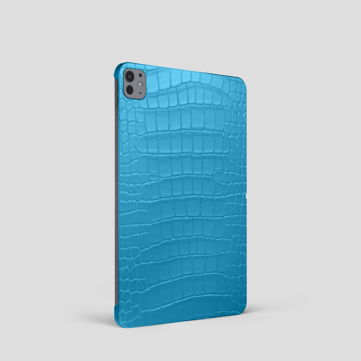 Curaçao-Blue Case For iPad Pro 11-inch (5th gen) Alligator -1 | Curaçao-Blue