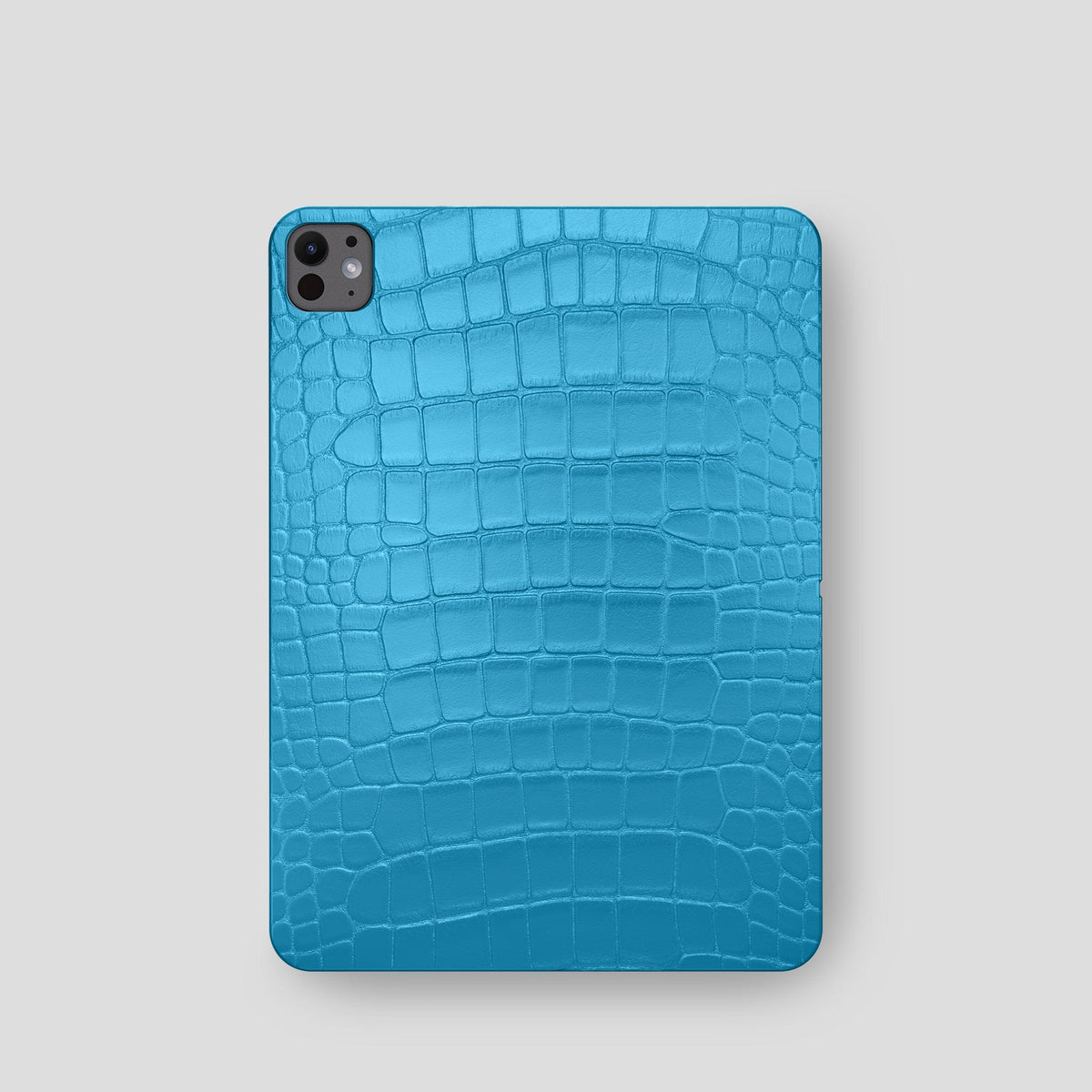 Curaçao-Blue Case For iPad Pro 11-inch (5th gen) Alligator -2 | Curaçao-Blue