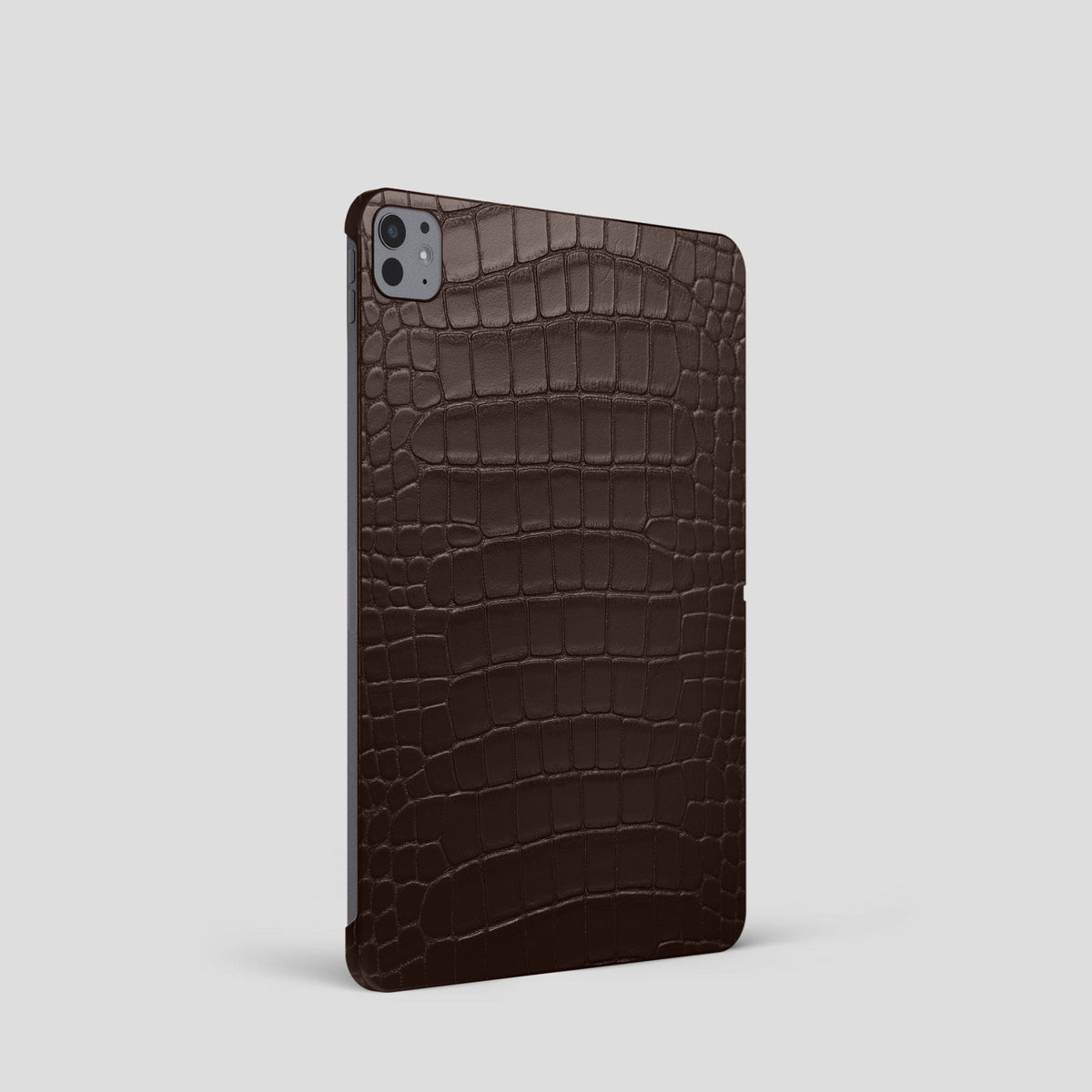Dark Brown Case For iPad Pro 11-inch (5th gen) Alligator -1 | Dark-Brown