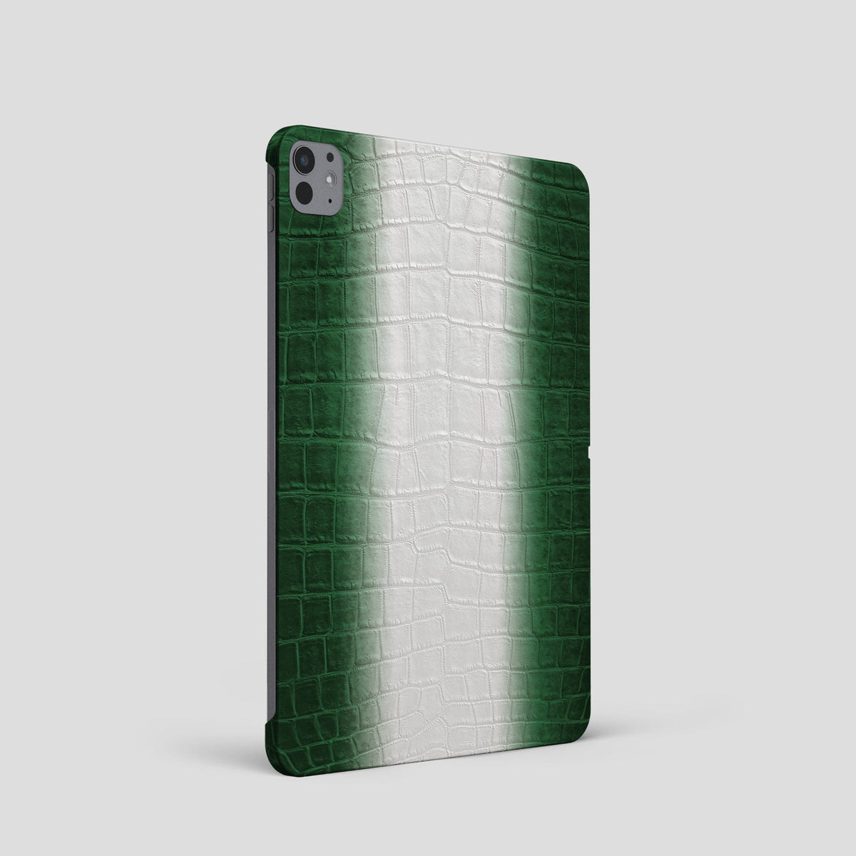 Green iPad Pro 11-2024 Case Himalayan Crocodile  -1 | Green
