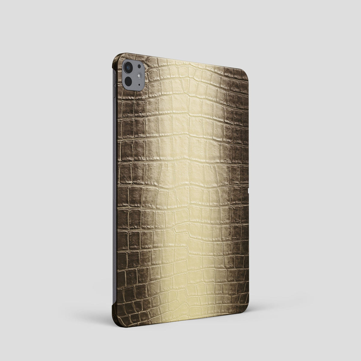 Natural iPad Pro 11-2024 Case Himalayan Crocodile  -1 | Natural