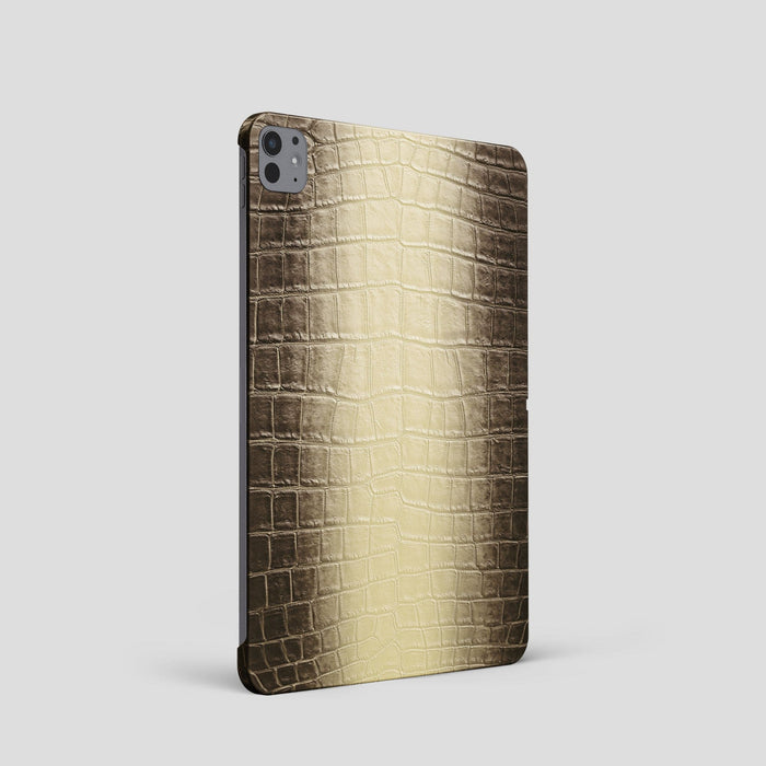 Natural iPad Pro 11-2024 Case Himalayan Crocodile  -1 | Natural