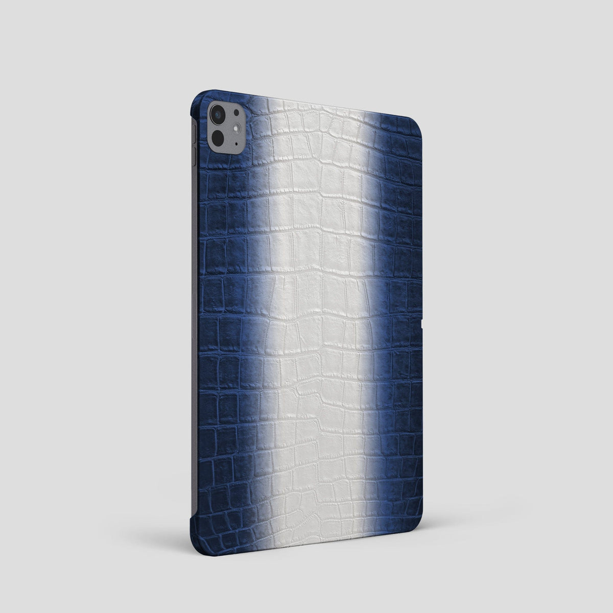 Navy-Blue iPad Pro 11-2024 Case Himalayan Crocodile -1 | Navy-Blue
