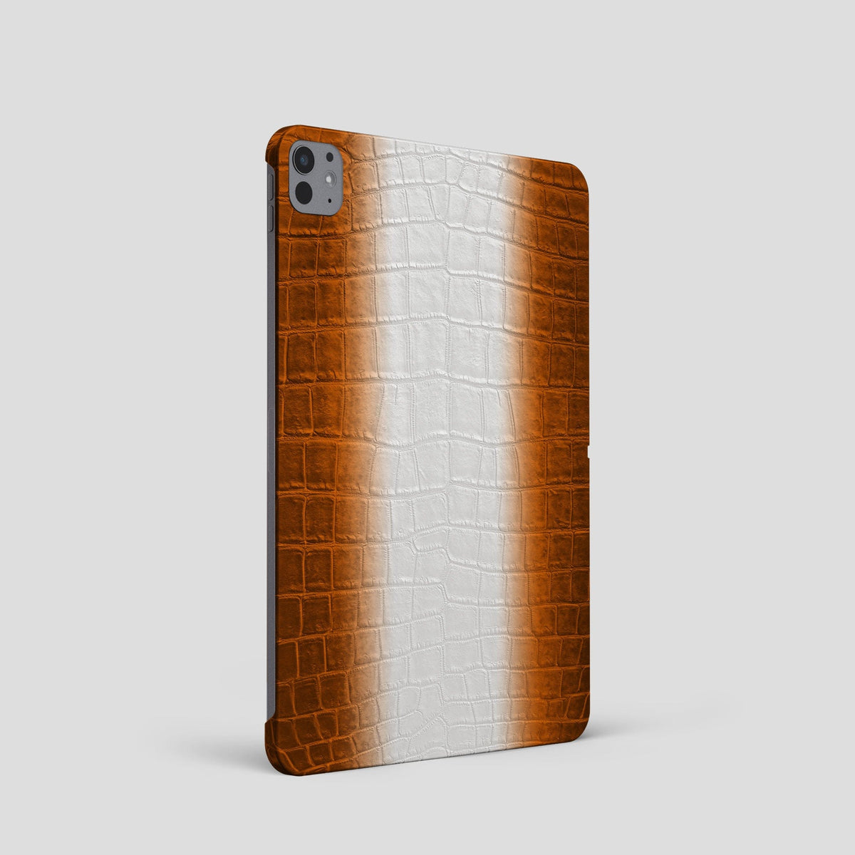 Orange iPad Pro 11-2024 Case Himalayan Crocodile -1 | Orange
