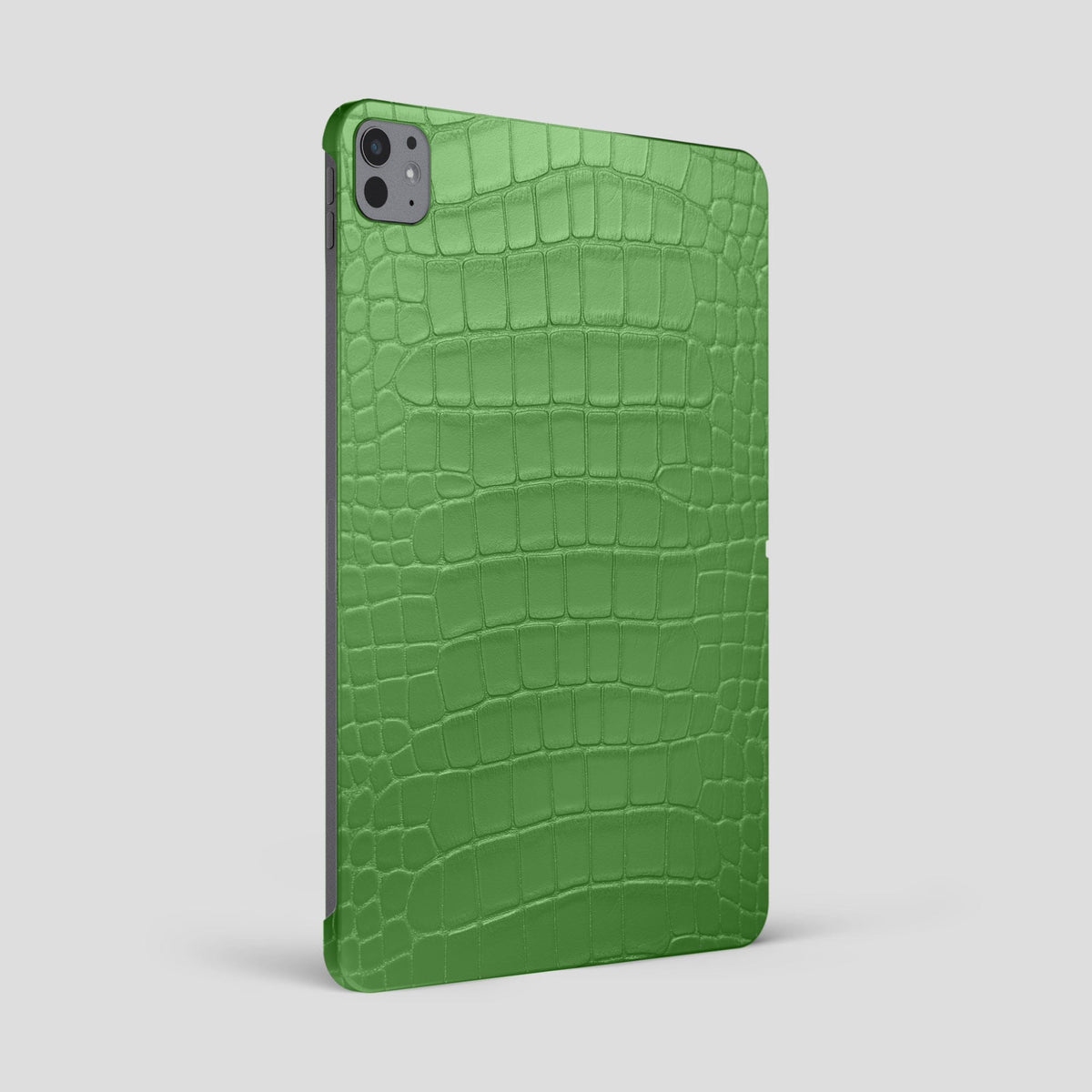 Apple-Green Case For iPad Pro 13-inch (7th gen) Alligator -1 | Apple-Green