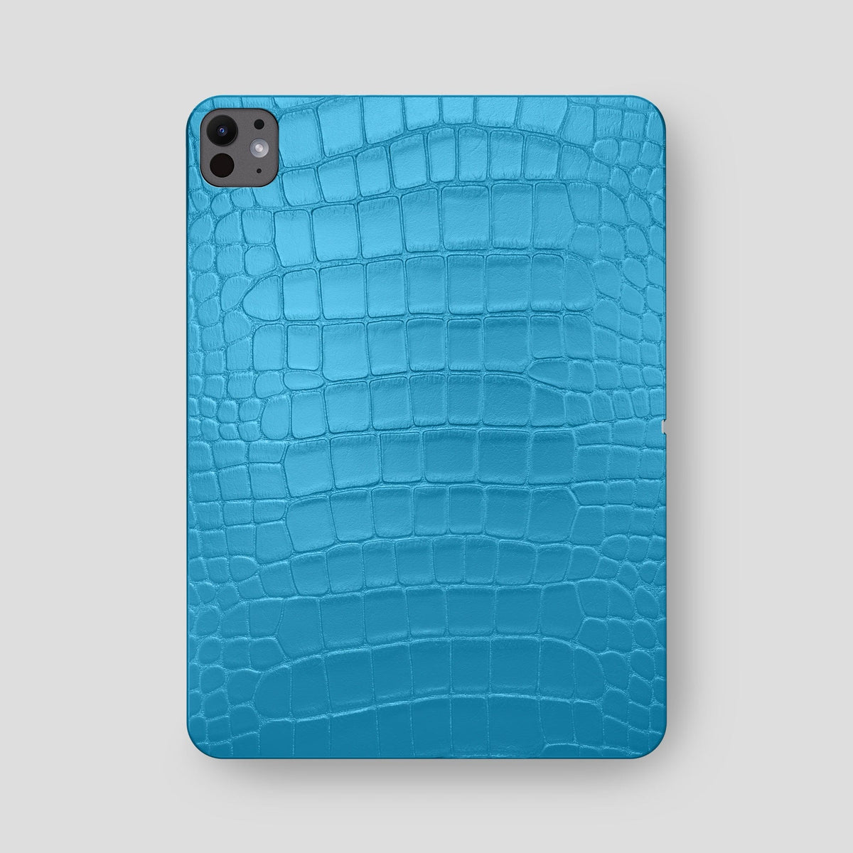 Curaçao-Blue Case For iPad Pro 13-inch (7th gen) Alligator -2 | Curaçao-Blue