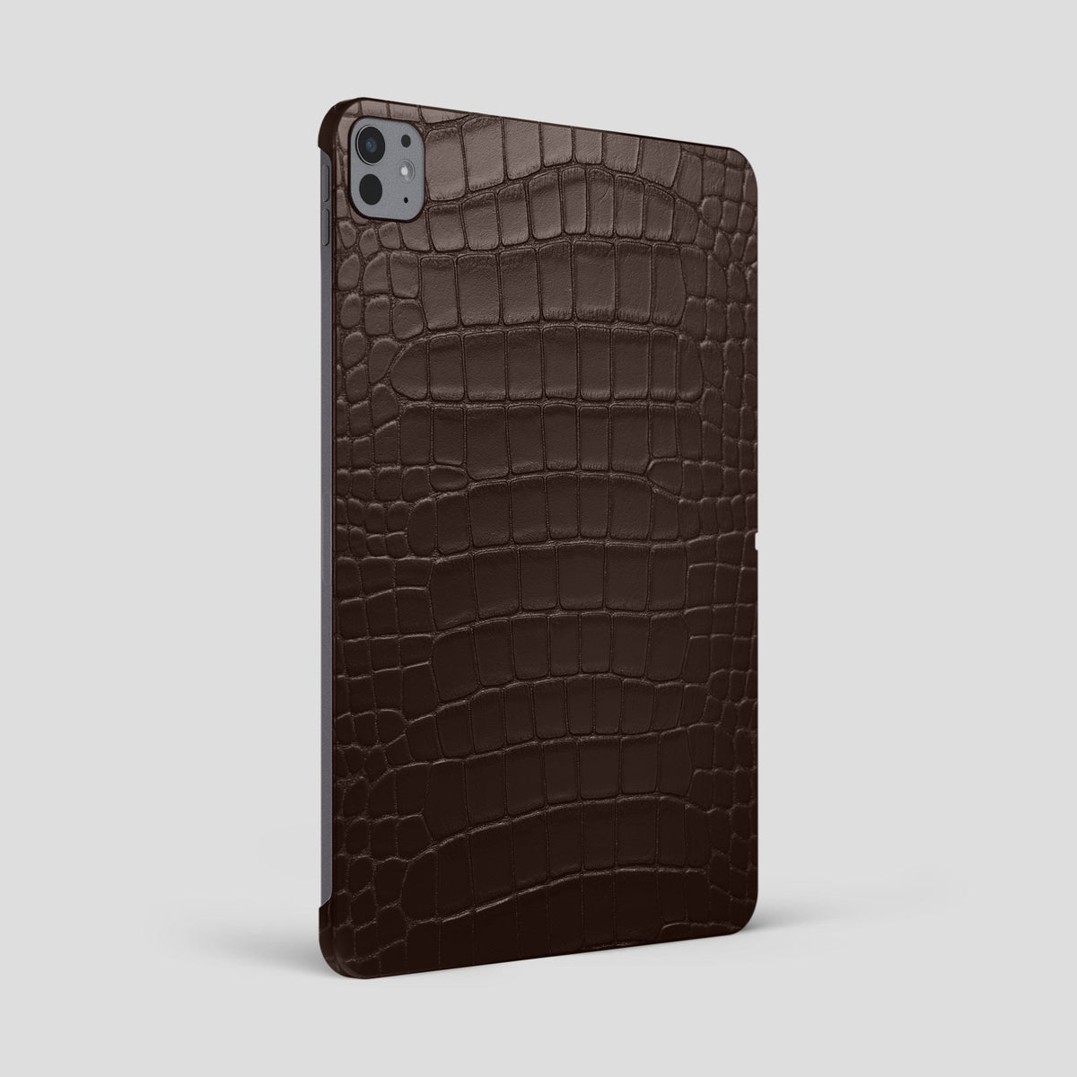 Dark Brown Case For iPad Pro 13-inch (7th gen) Alligator -1 | Dark-Brown