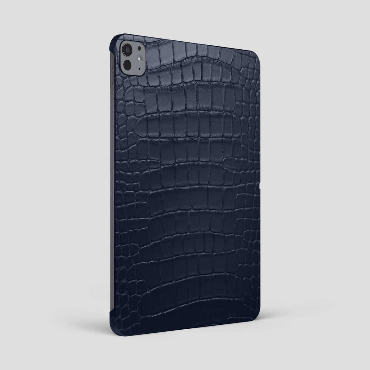 Navy Blue Case For iPad Pro 13-inch (7th gen) Alligator -1 | Navy-Blue
