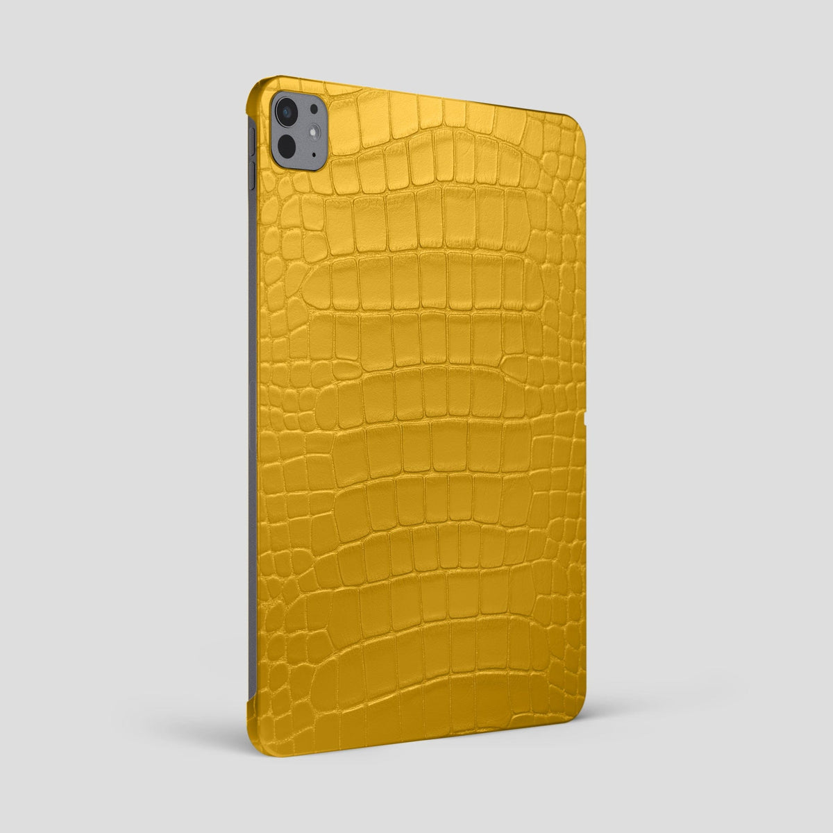 Yellow Case For iPad Pro 13-inch (7th gen) Alligator -1 | Yellow