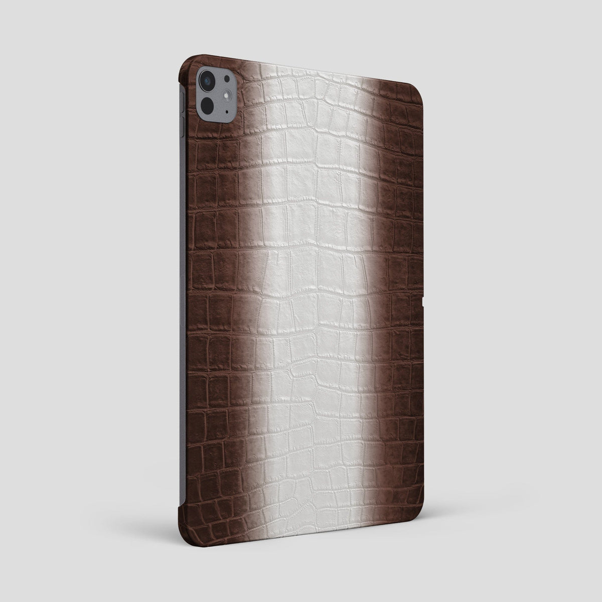 Dark-Brown iPad Pro 13-inch Case Himalayan Crocodile -1 | Dark-Brown