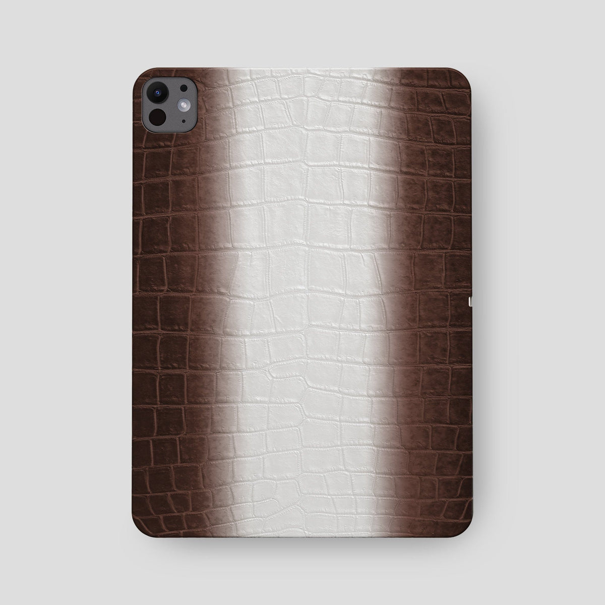 Dark-Brown iPad Pro 13-inch Case Himalayan Crocodile -2 | Dark-Brown