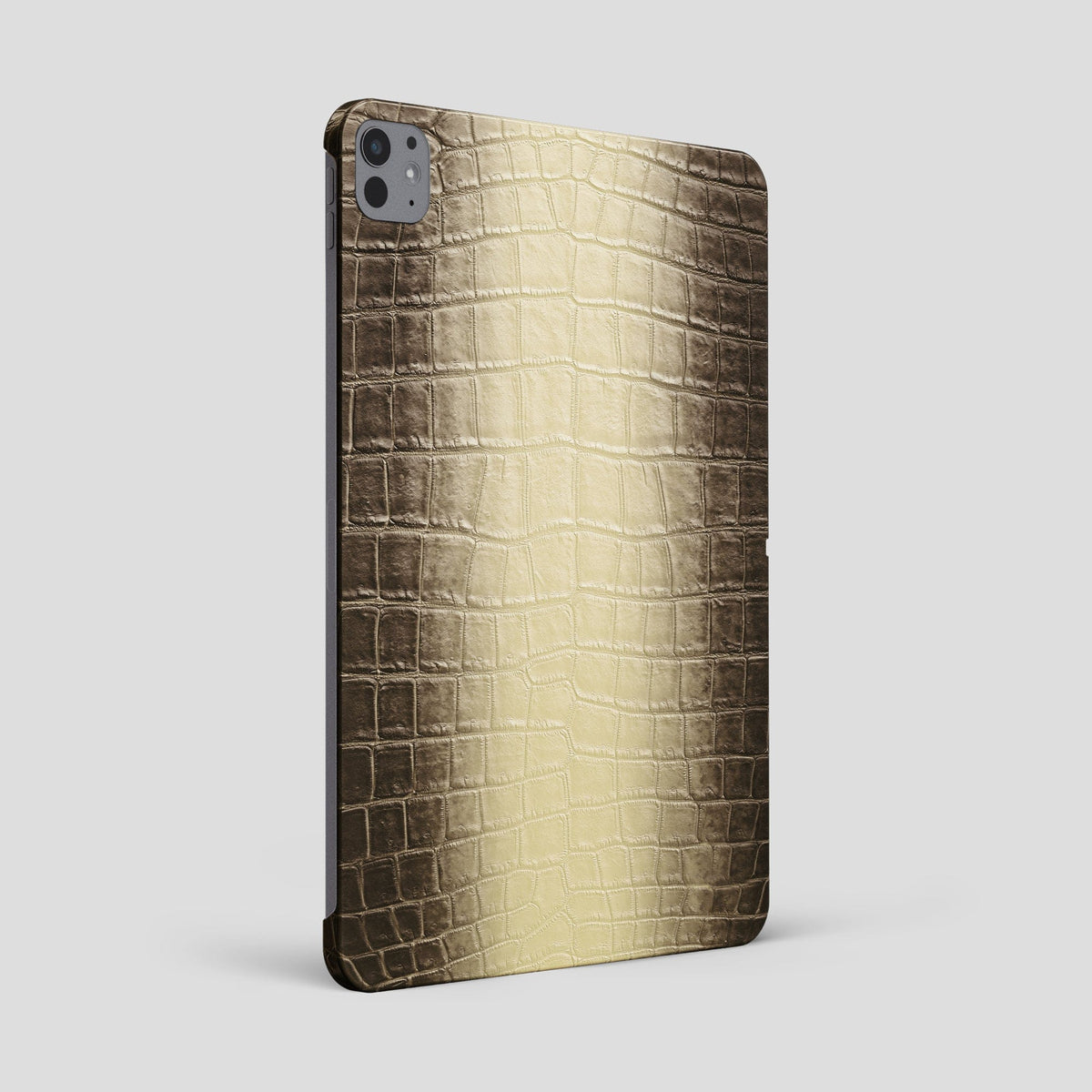 Natural iPad Pro 13-inch Case Himalayan Crocodile -1 | Natural