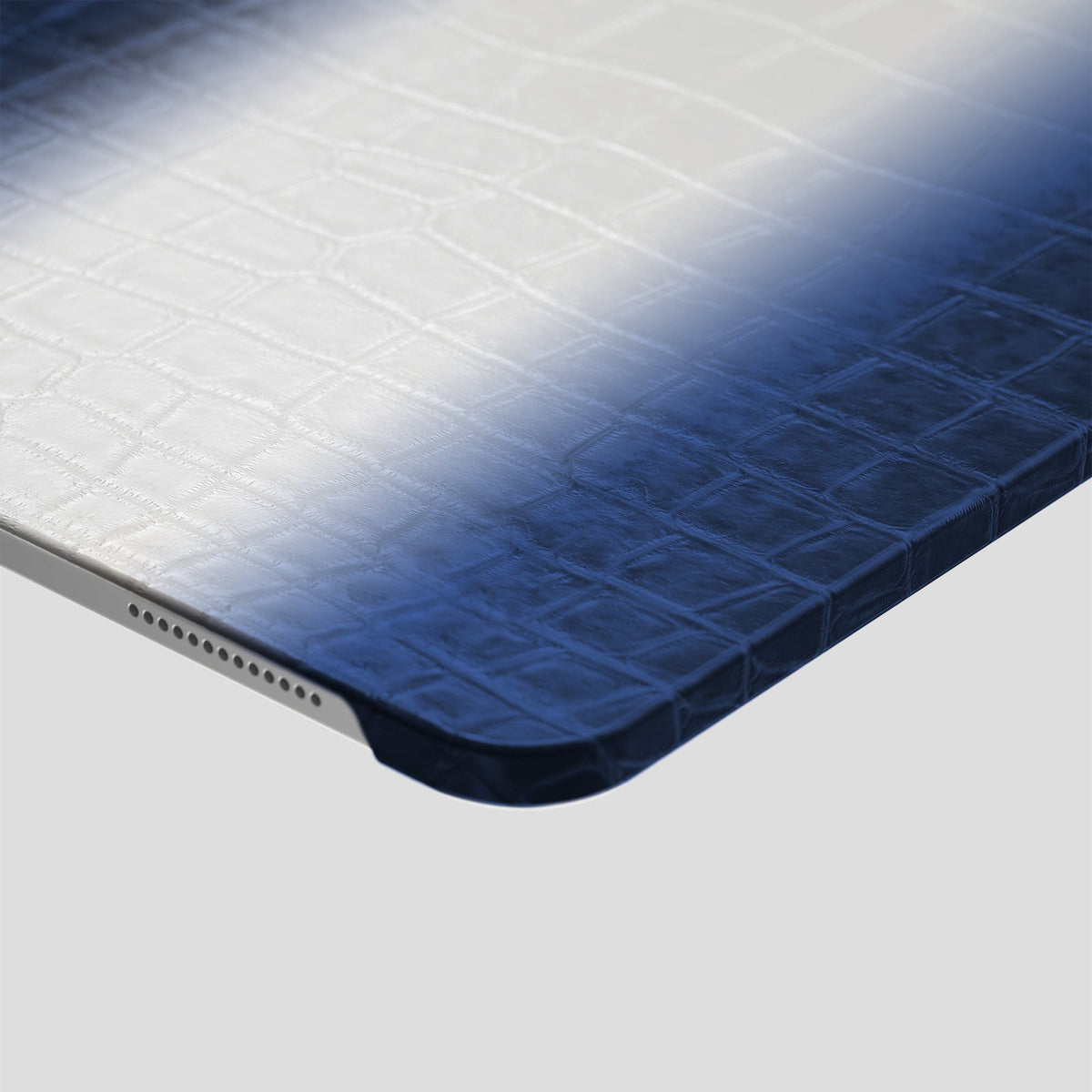 Navy Blue iPad Pro 13-inch Case Himalayan Crocodile -5 | Navy-Blue