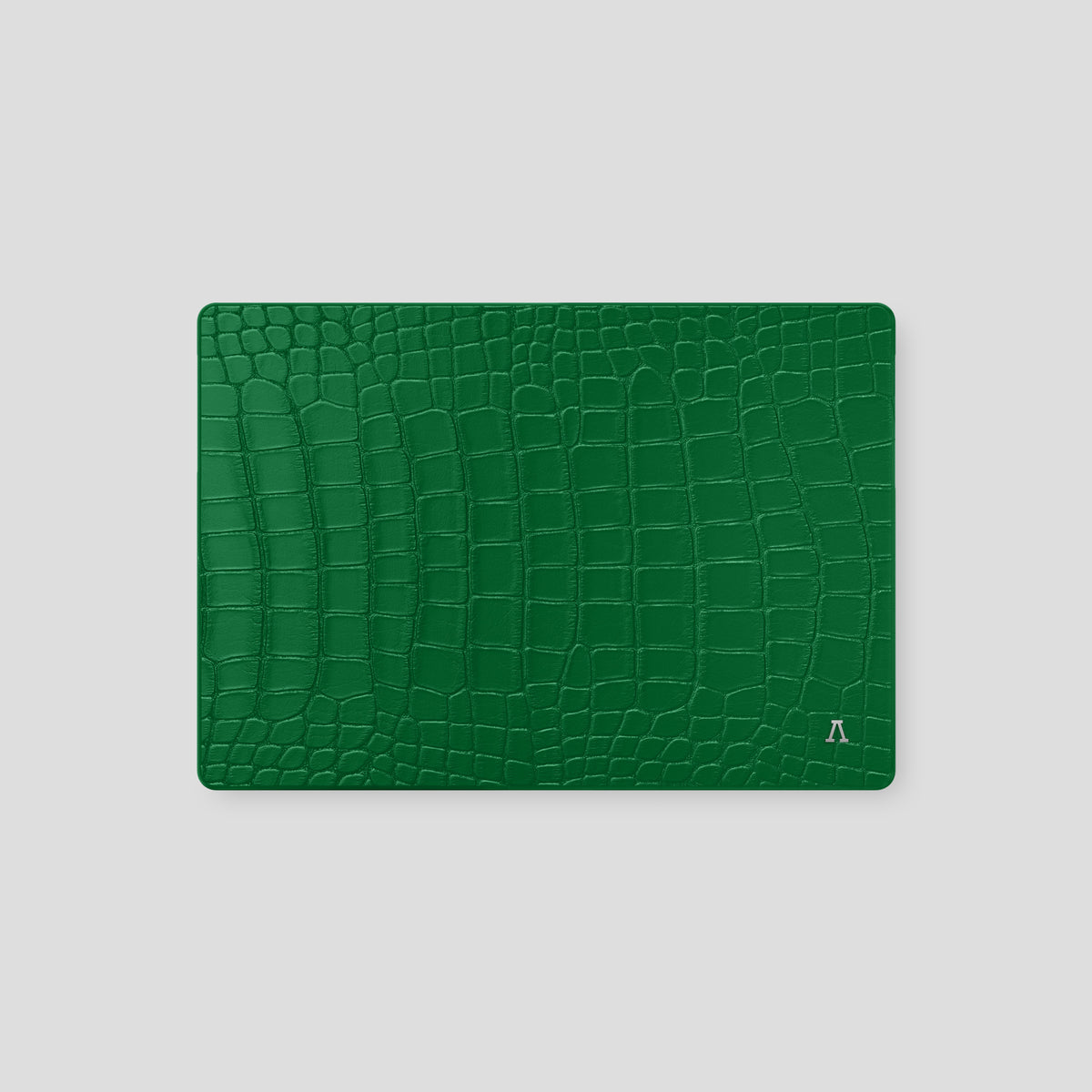 Forest-Green MacBook Air 13-inch (2022 / 2024) Case In Alligator with Steel Metal -2 | Forest-Green-Steel