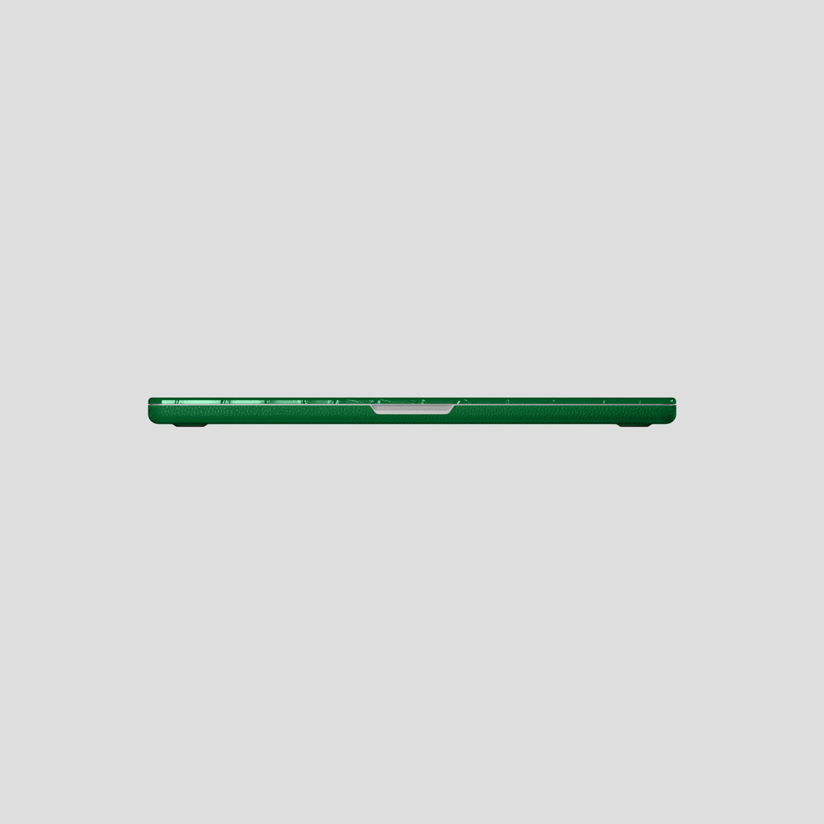 Green MacBook Pro 14-inch (2021 / 2023) Case In Alligator with Steel Metal -5 | Green-Steel