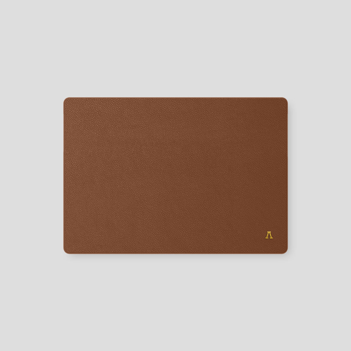 Caramel Case For MacBook Air 13-inch (2022 / 2024) Calf with Gold Metal -2 | Caramel-Gold