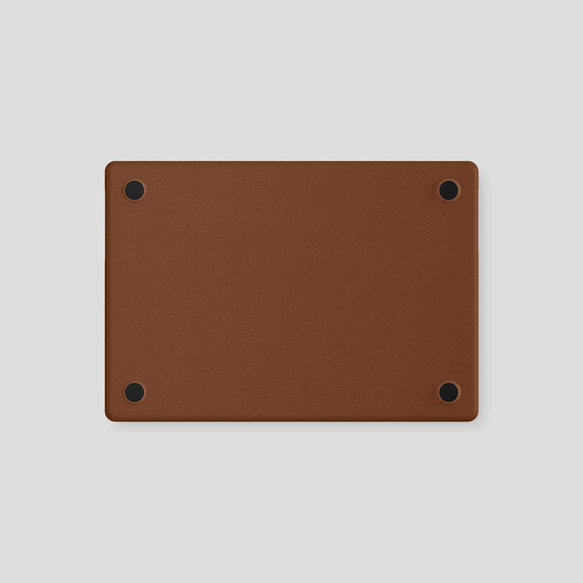 Caramel Case For MacBook Air 13-inch (2022 / 2024) Calf with Steel Metal -3 | Caramel-Steel