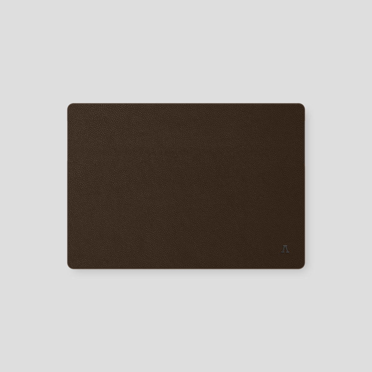 Dark-Brown Case For MacBook Air 13-inch (2022 / 2024) Calf with Black Metal -2 | Dark-Brown-Black