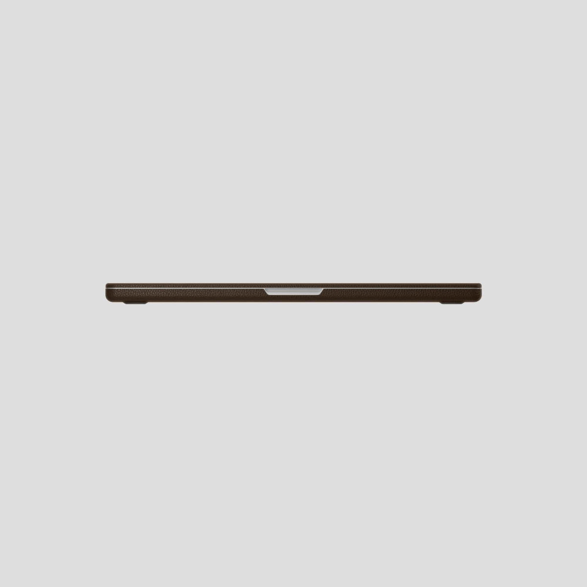 Dark-Brown Case For MacBook Air 13-inch (2022 / 2024) Calf with Gold Metal -5 | Dark-Brown-Gold