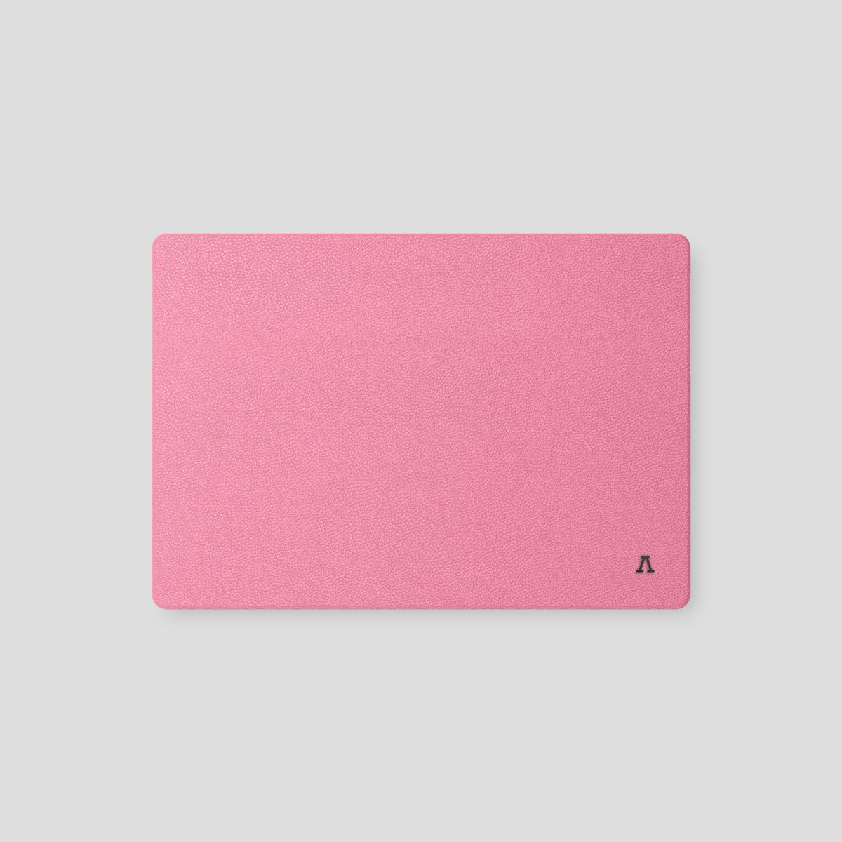 Pink Case For MacBook Air 13-inch (2022 / 2024) Calf with Black Metal -2 | Pink-Black