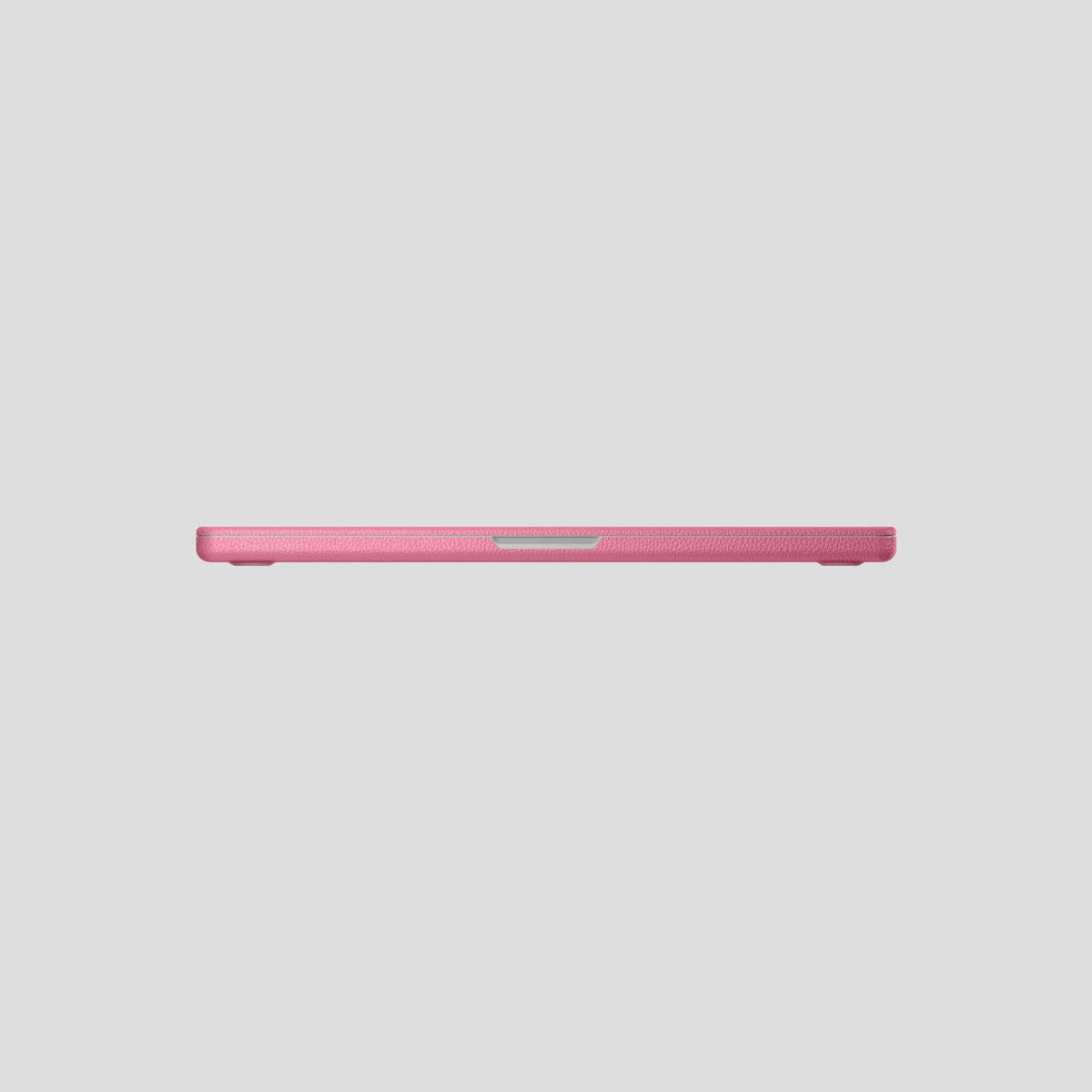 Pink Case For MacBook Air 13-inch (2022 / 2024) Calf with Gold Metal -5 | Pink-Gold