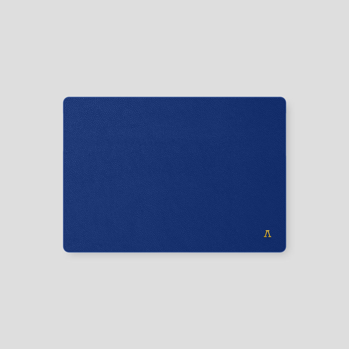 Royal Blue Case For MacBook Air 13-inch (2022 / 2024) Calf with Gold Metal -2 | Royal-Blue-Gold