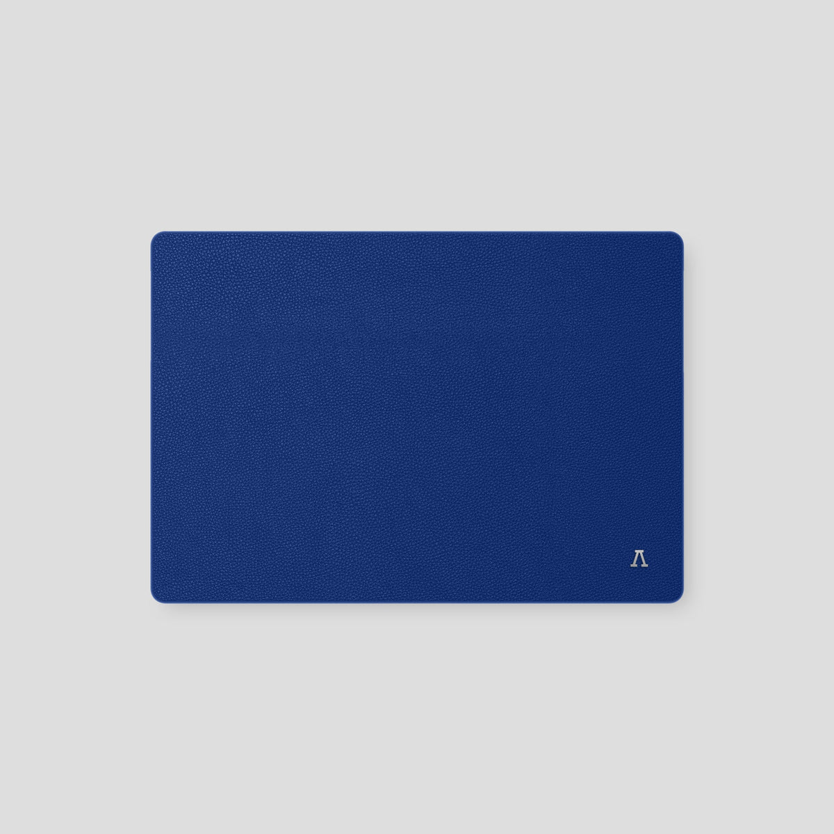 Royal Blue Case For MacBook Air 13-inch (2022 / 2024) Calf with Steel Metal -2 | Royal-Blue-Steel