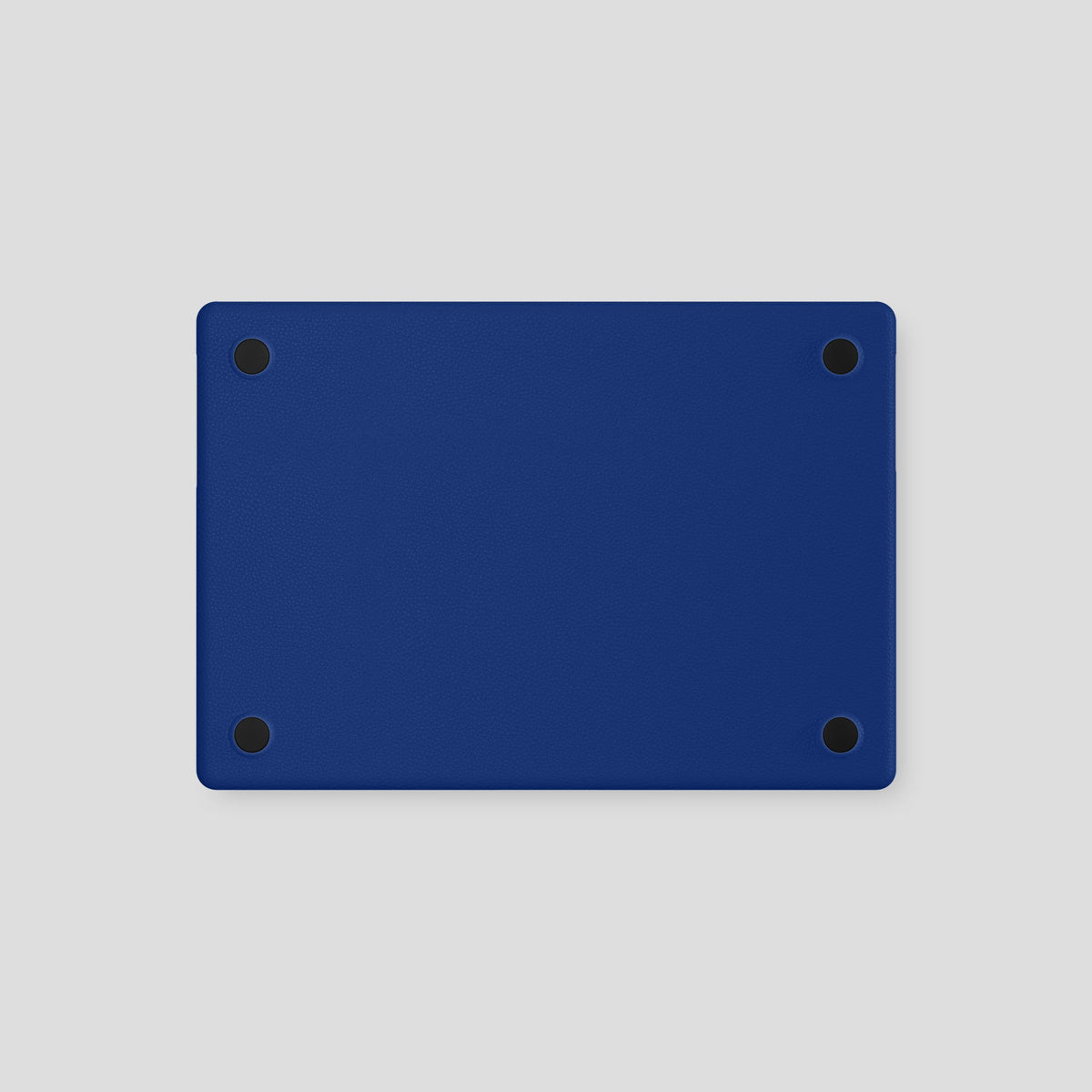 Royal Blue Case For MacBook Air 13-inch (2022 / 2024) Calf with Steel Metal -3 | Royal-Blue-Steel