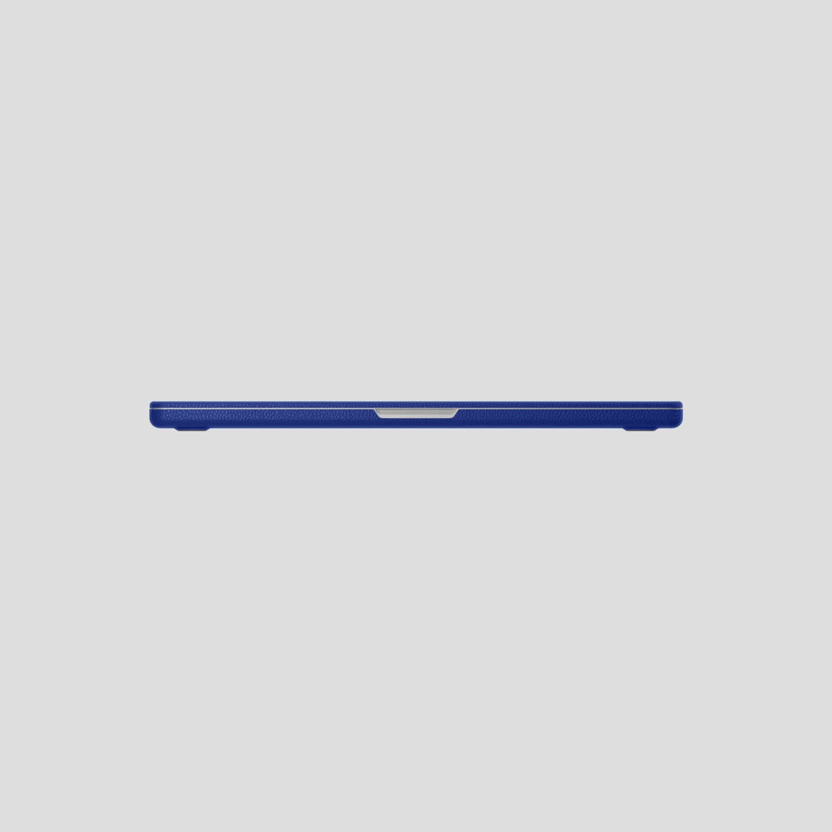 Royal Blue Case For MacBook Air 13-inch (2022 / 2024) Calf with Steel Metal -5 | Royal-Blue-Steel