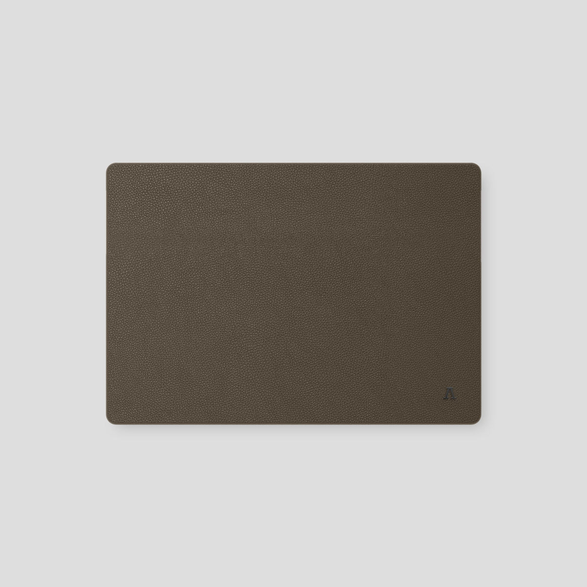 Taupe Case For MacBook Air 13-inch (2022 / 2024) Calf with Black Metal -2 | Taupe-Black