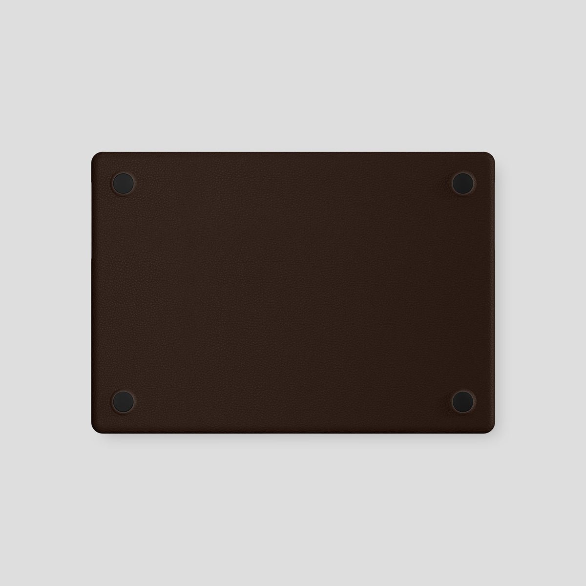Dark-Brown Case For MacBook Air 15-inch (2023 / 2024) Alligator with Gold Metal -3 | Dark-Brown-Gold