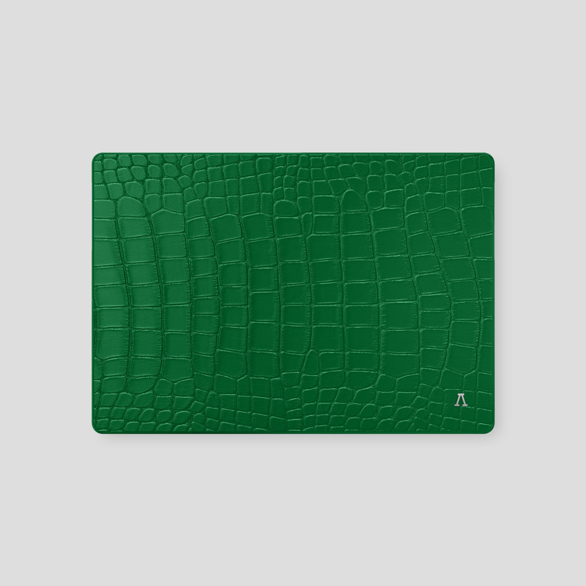 Forest-Green MacBook Air 15-inch (2023 / 2024) Case In Alligator with Steel Metal -2 | Forest-Green-Steel