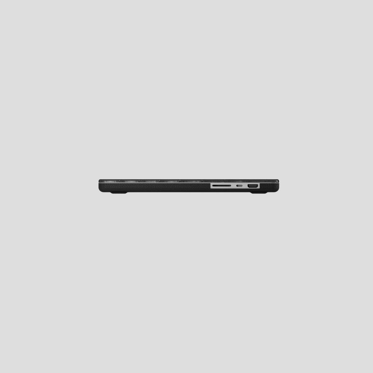 Grey Case For MacBook Air 15-inch (2023 / 2024) Alligator with Steel Metal -6 | Grey-Steel