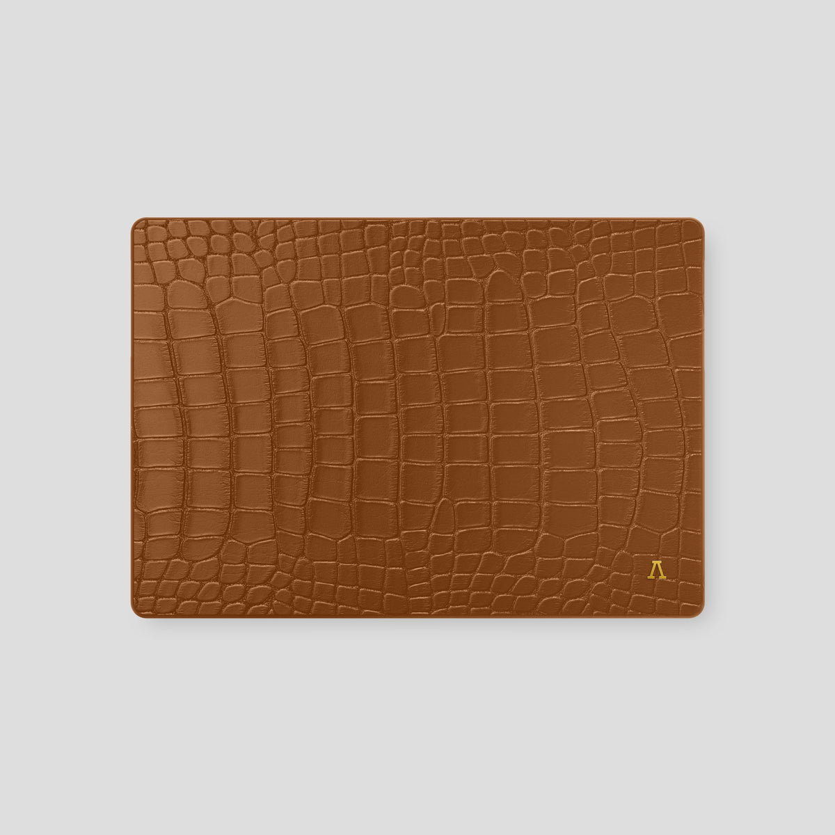 Honey Case For MacBook Air 15-inch (2023 / 2024) Alligator with Gold Metal -2 | Honey-Gold