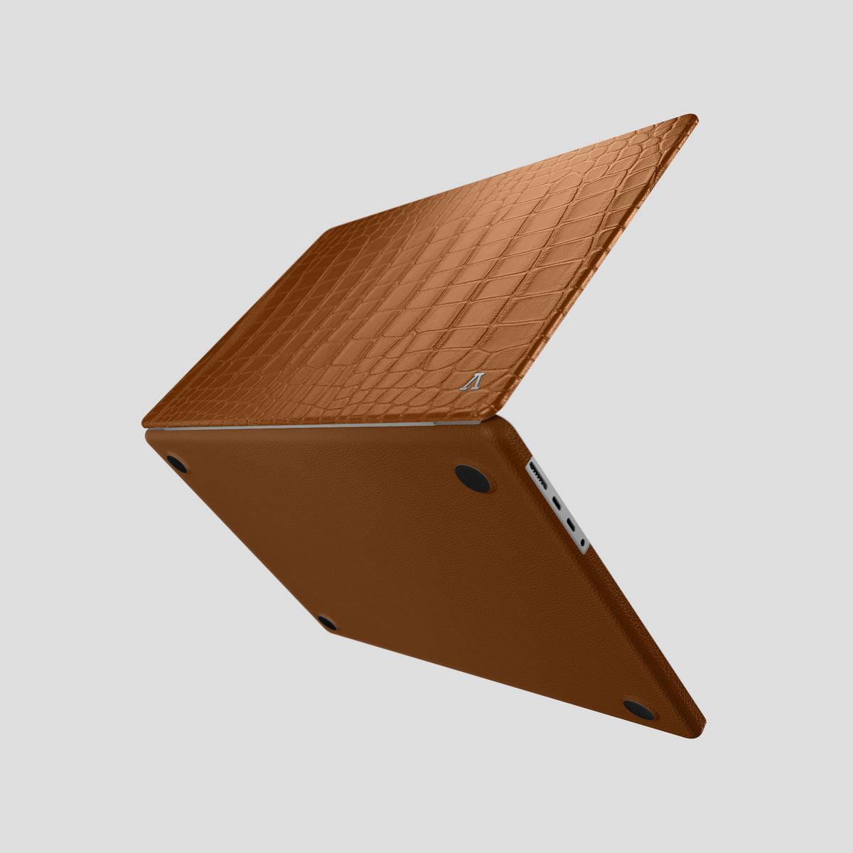 Honey Case MacBook Pro 16-inch In Alligator with Steel -4 | Honey-Steel