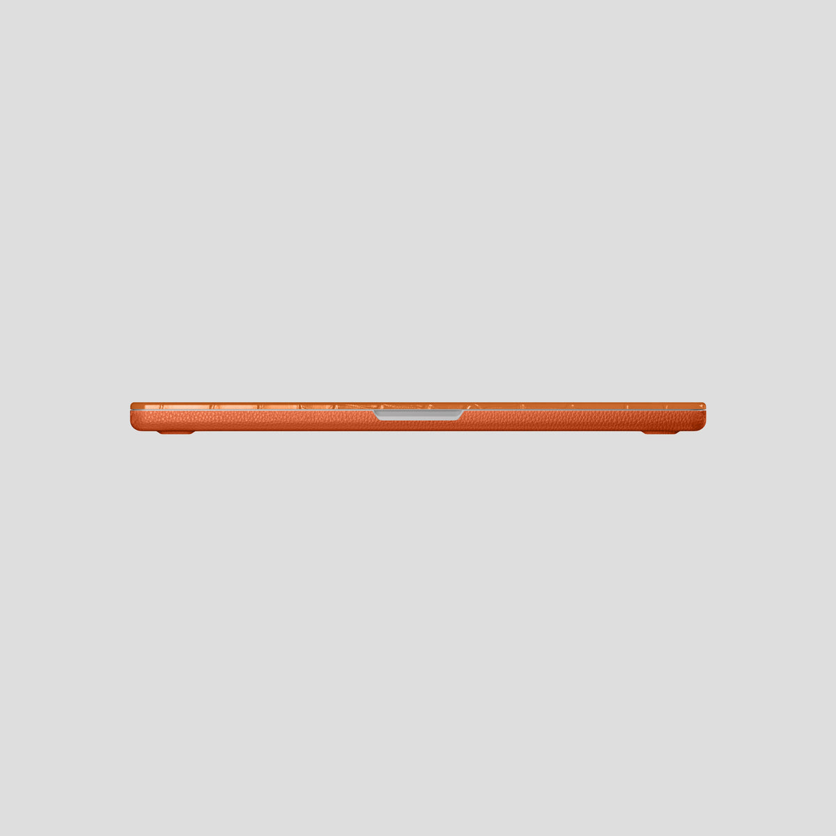 Orange Case MacBook Pro 16-inch In Alligator with Steel -5 | Orange-Steel