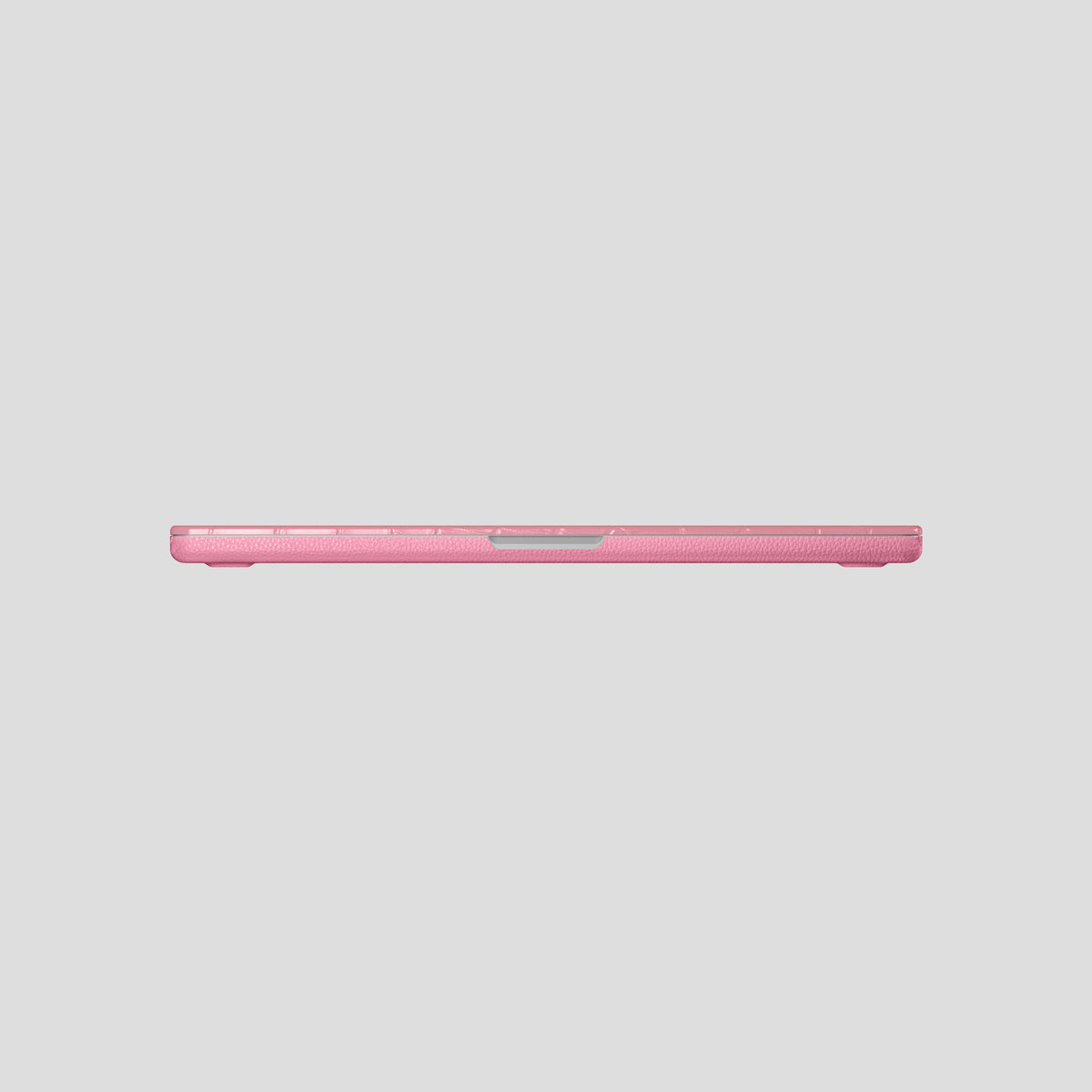 Pink-Lagoon Case MacBook Pro 16-inch In Alligator with Black Metal -5 | Pink-Lagoon-Black