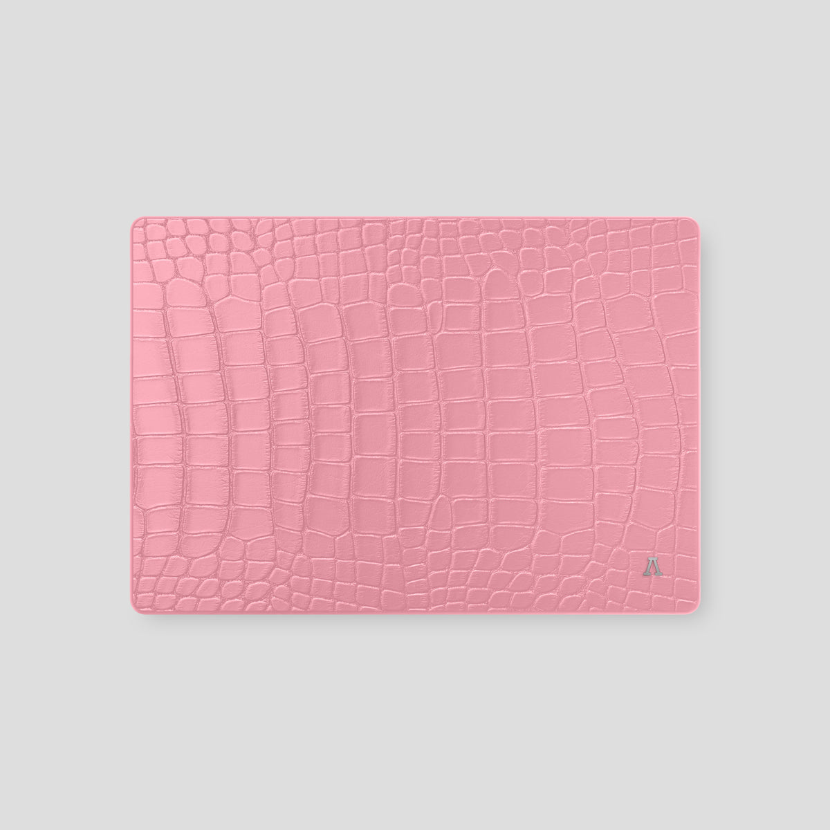 Pink-Lagoon Case MacBook Pro 16-inch In Alligator with Steel -2 | Pink-Lagoon-Steel