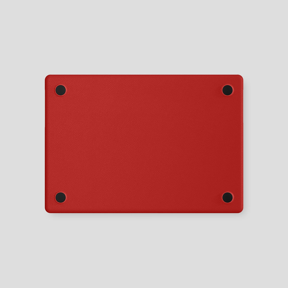 Red Case For MacBook Air 15-inch (2023 / 2024) Alligator with Steel Metal -3 | Red-Steel